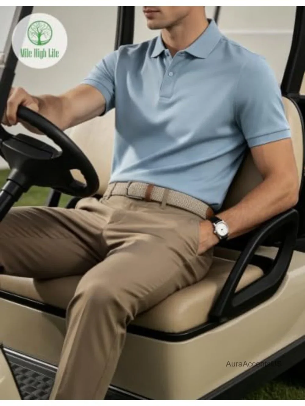 Men's Elastic Stretch Braided Belt Golf Casual Belts No Hole